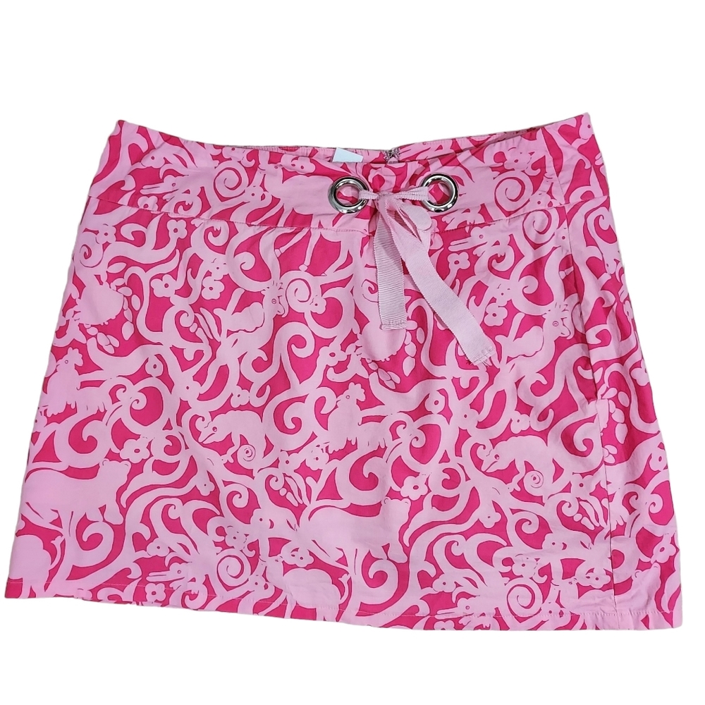 Lilly Pulitzer pink 7Cs skort 8
